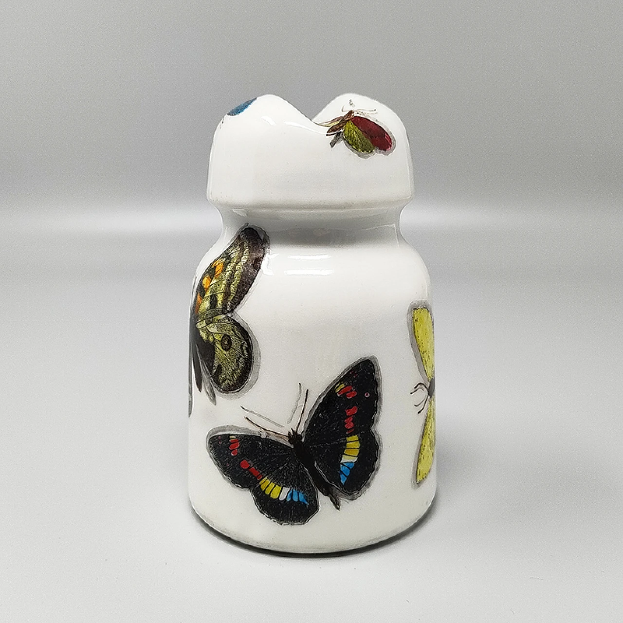 Fermacarte in porcellana con farfalle di Piero Fornasetti, anni '50 3