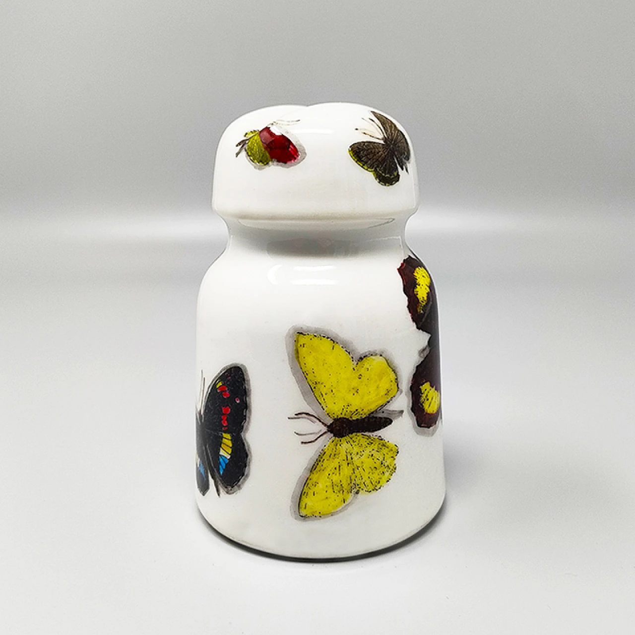 Fermacarte in porcellana con farfalle di Piero Fornasetti, anni '50 5