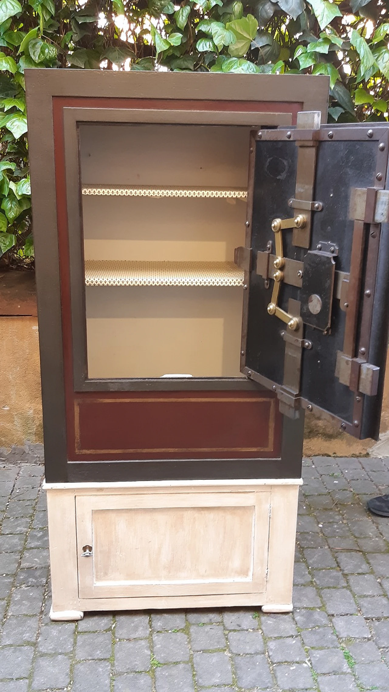 Cassaforte antica italiana dell'800 perfettamente funzionante 5