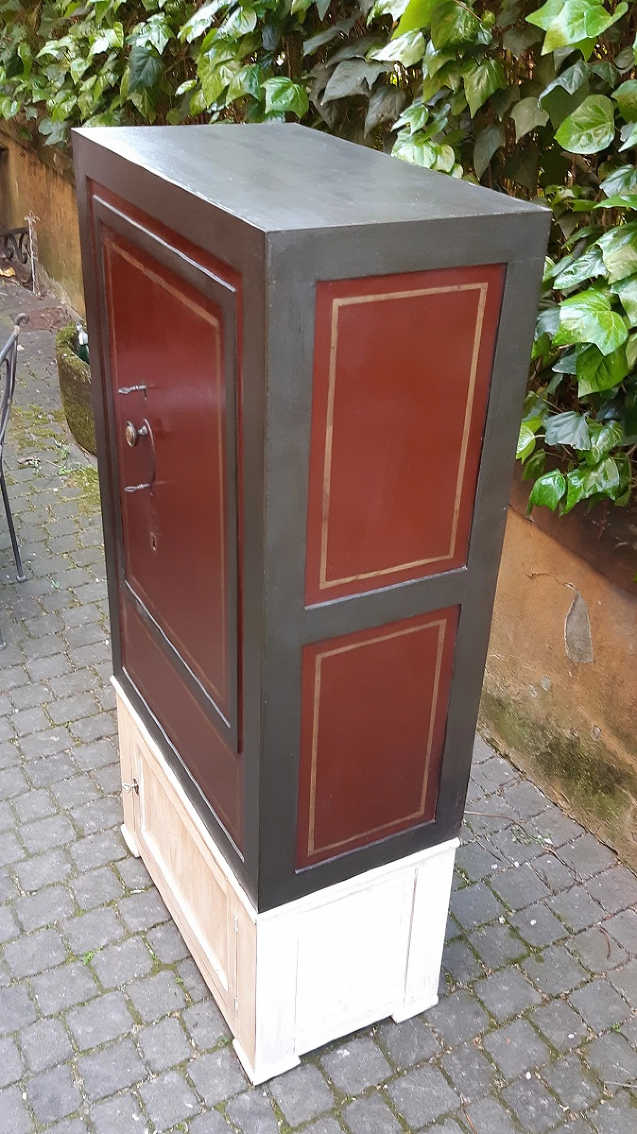 Cassaforte antica italiana dell'800 perfettamente funzionante 6