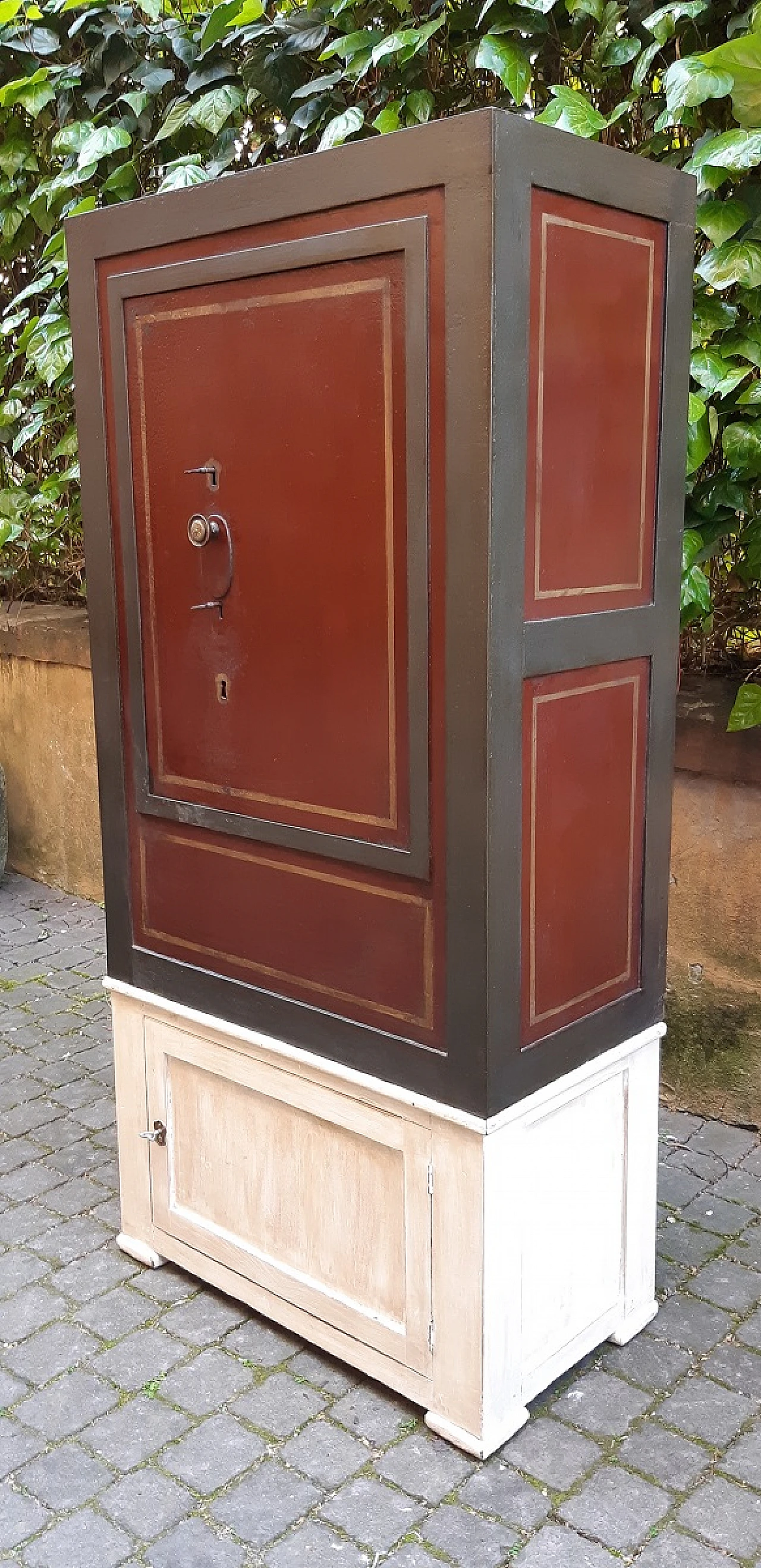 Cassaforte antica italiana dell'800 perfettamente funzionante 7