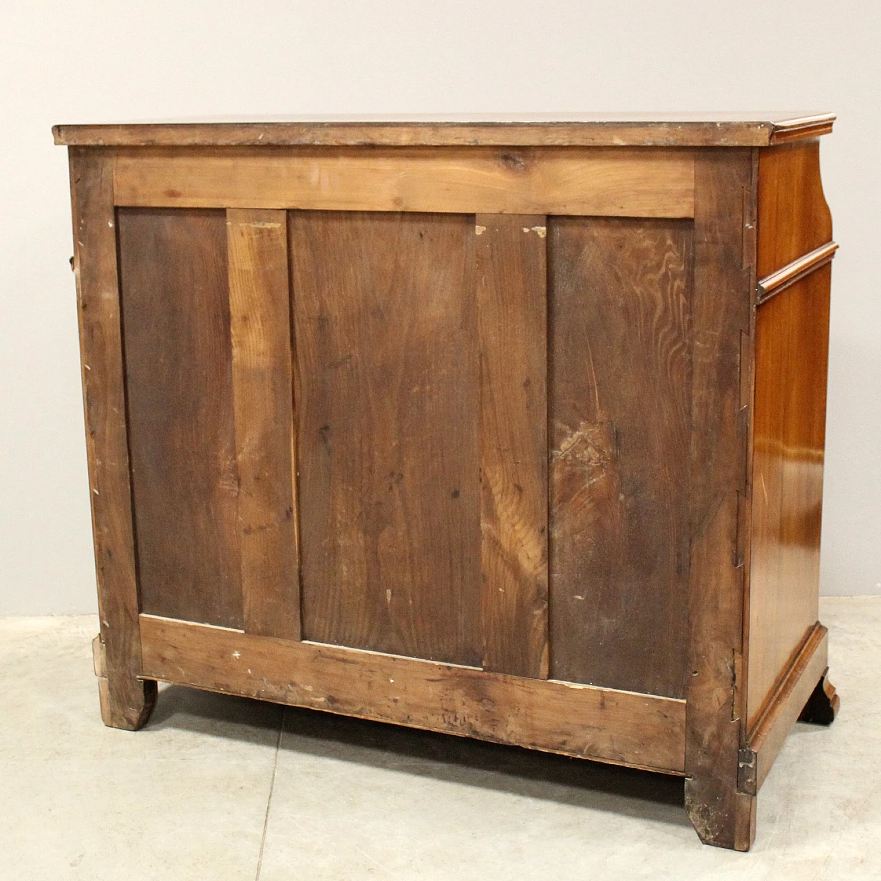 Louis Philippe solid walnut flap desk, mid-19th century 10