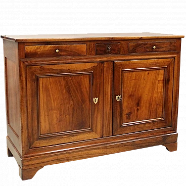 Louis Philippe walnut sideboard, mid-19th century