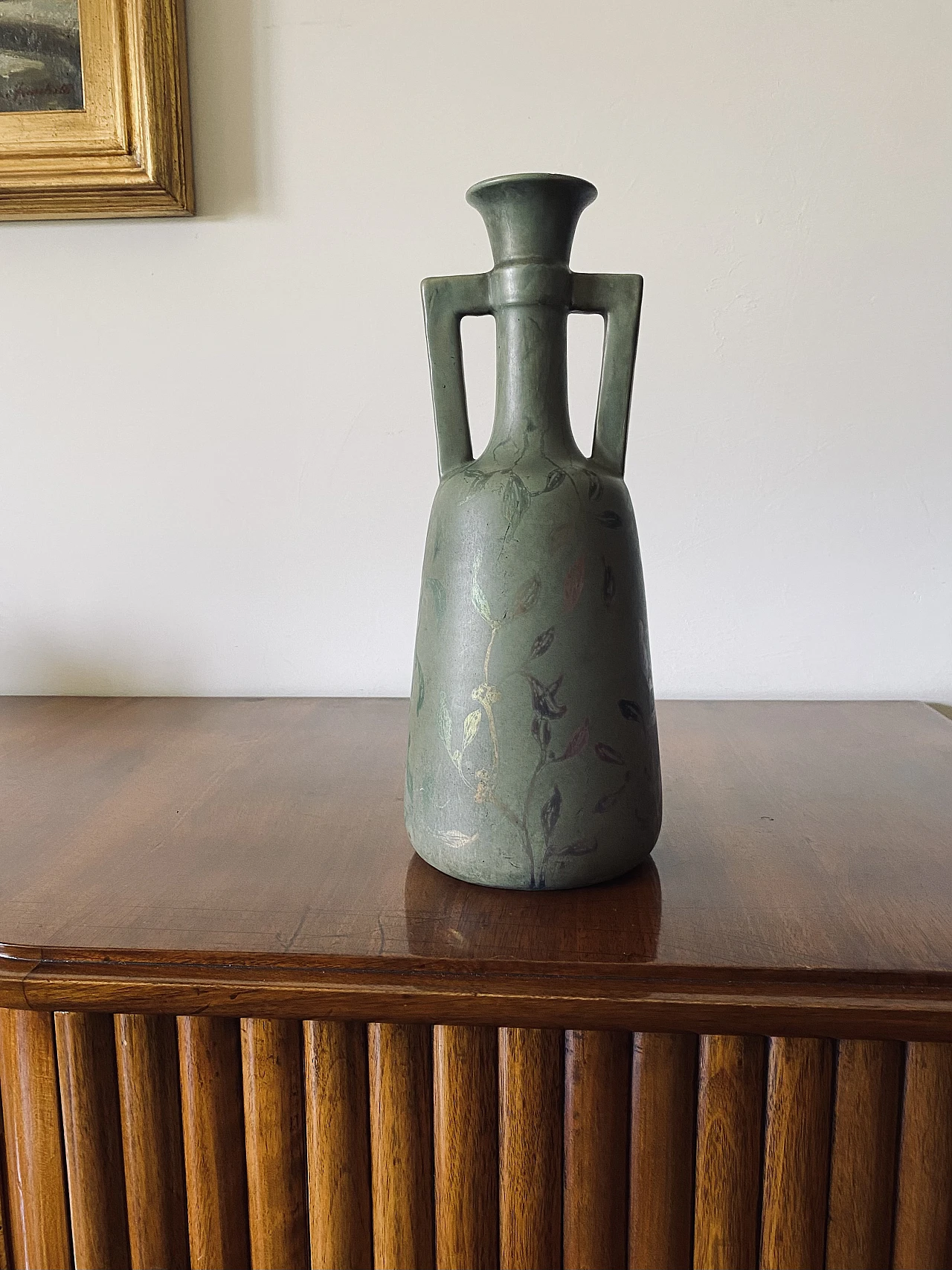 Vaso Art Déco in ceramica di Montieres, anni '30 3