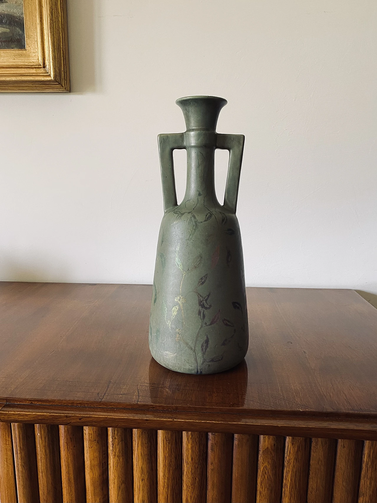 Vaso Art Déco in ceramica di Montieres, anni '30 4