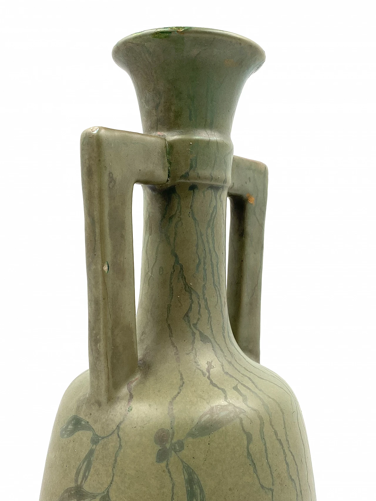 Vaso Art Déco in ceramica di Montieres, anni '30 16
