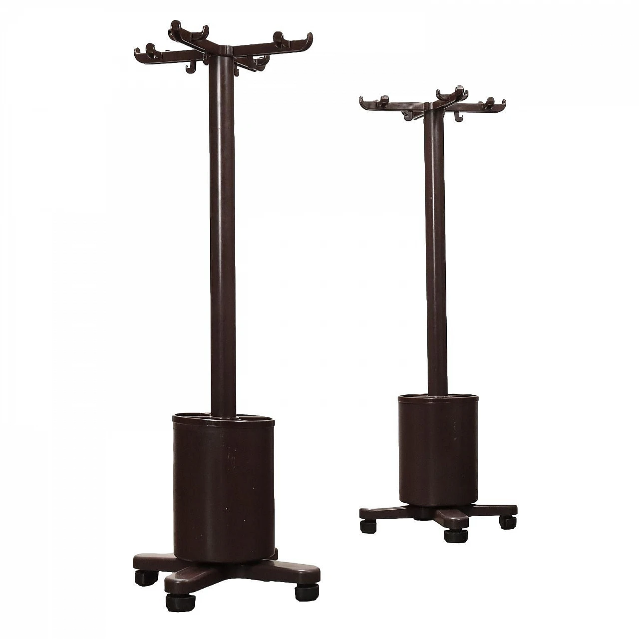Pair of coat stands by Ettore Sottsass for Olivetti, 1970s 1