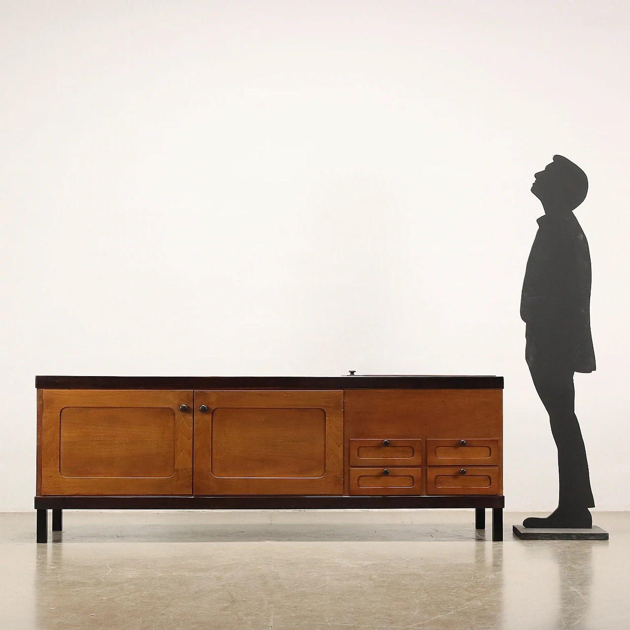 Sideboard by Piero Ranzani for Elam in wood, 1960s 2