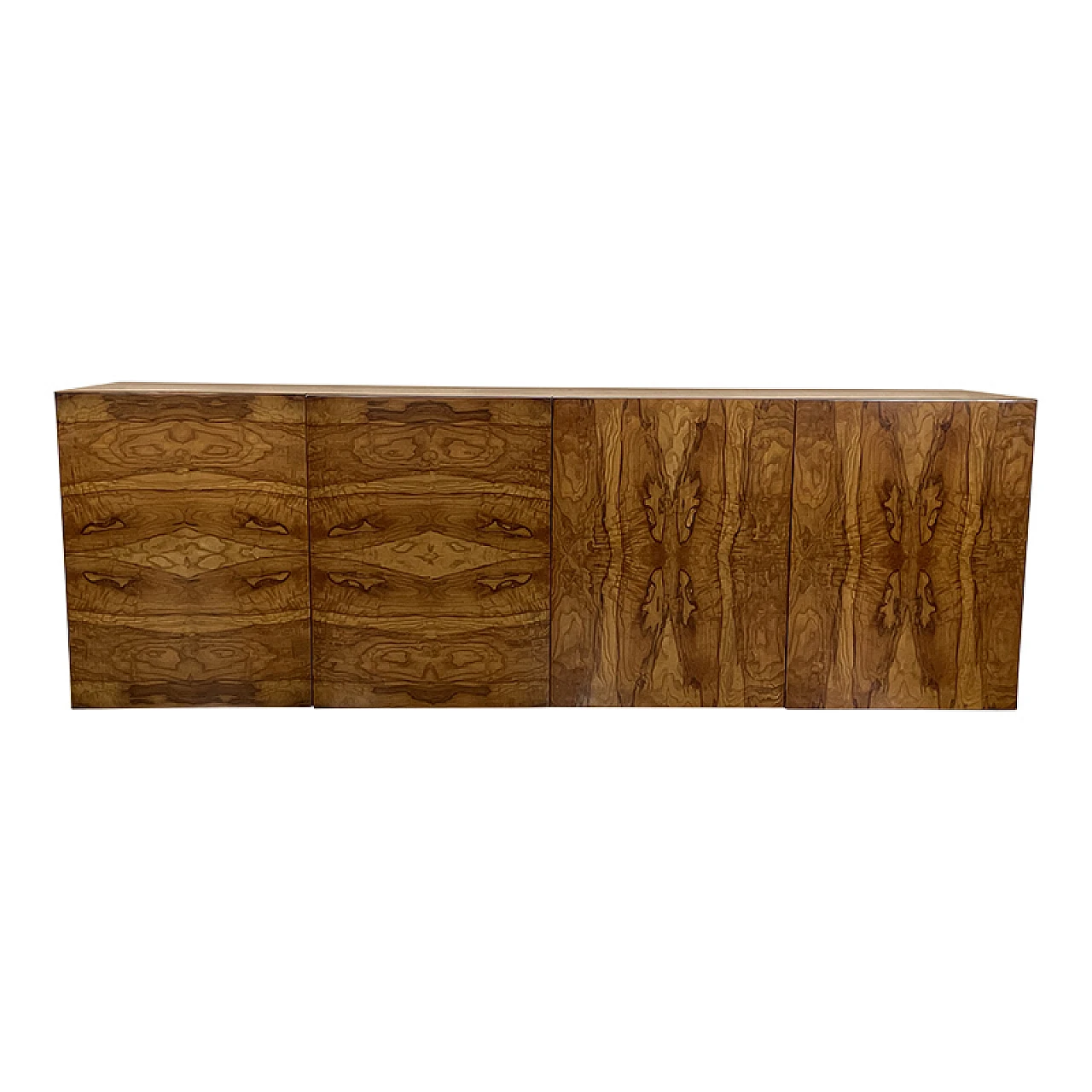 Art Deco style briar-root sideboard, 1980s 3