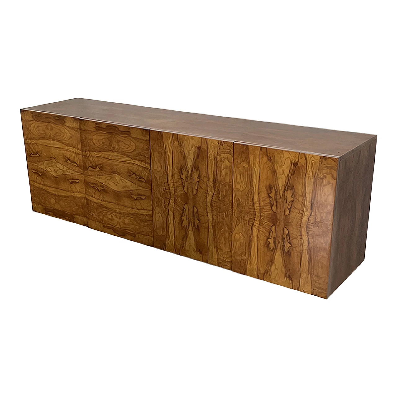 Art Deco style briar-root sideboard, 1980s 5