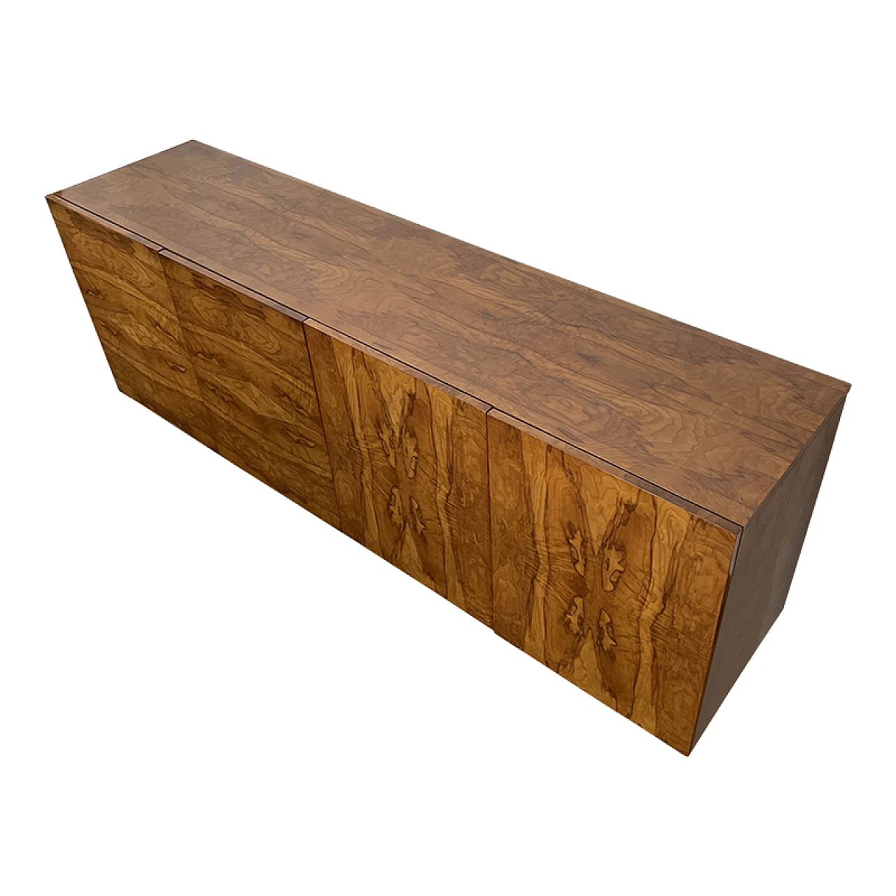 Art Deco style briar-root sideboard, 1980s 6