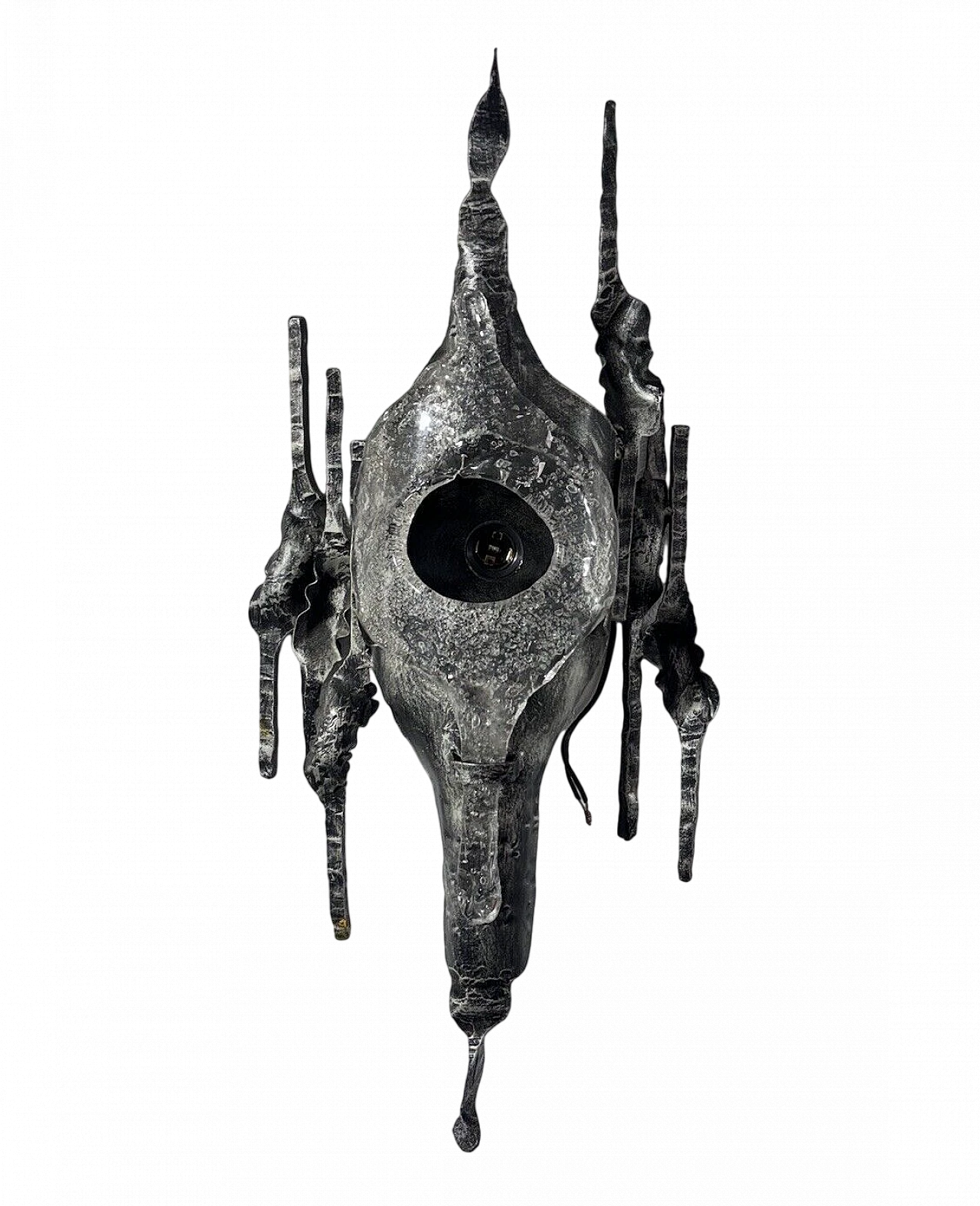 Brutalist wall light by Tom Ahlström and Hans Ehrich, 1970s 2