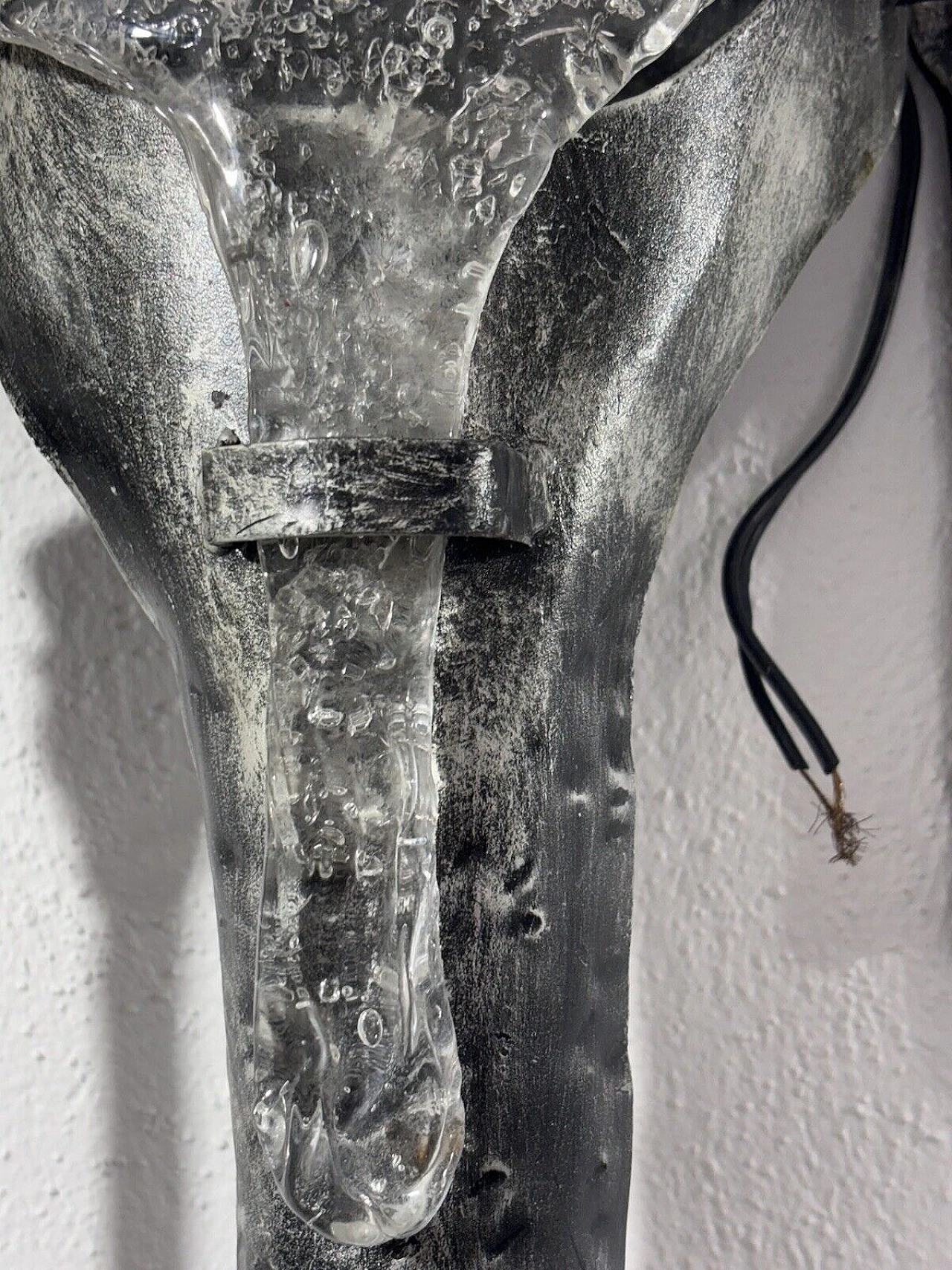 Brutalist wall light by Tom Ahlström and Hans Ehrich, 1970s 5