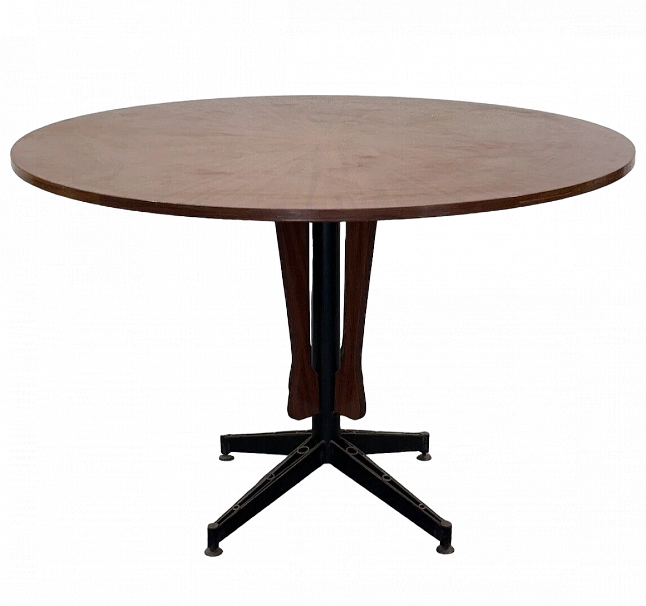 Metal and wood Lulli table by Carlo Ratti, 1960s 13