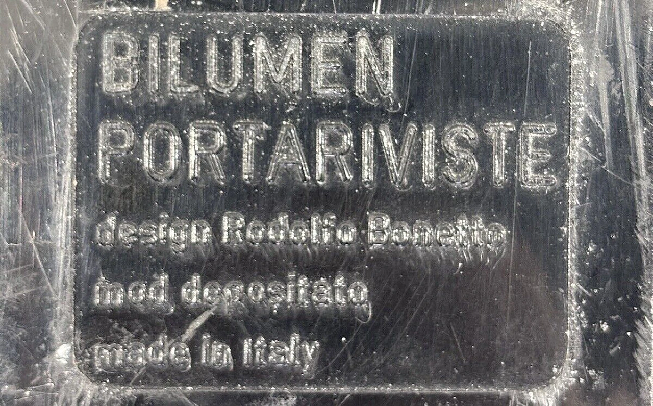 Portariviste bianco e nero di Rodolfo Bonetto per Bilumen, anni '60 8