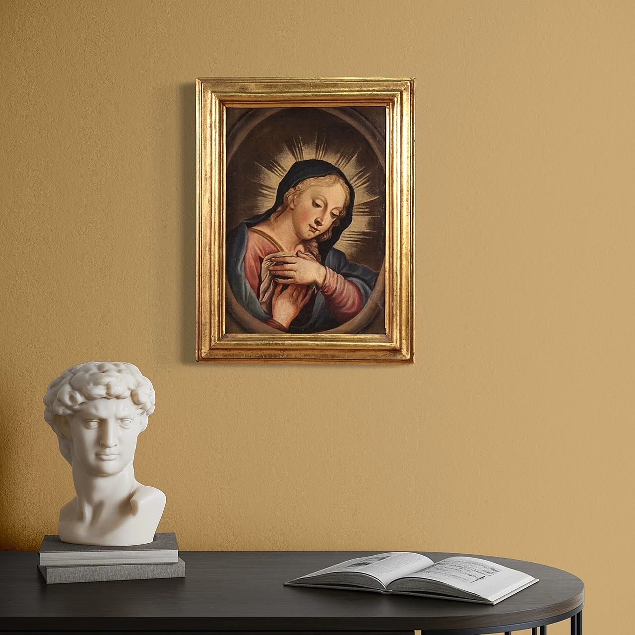 Madonna orante, dipinto a olio su tela, seconda metà del '700 8