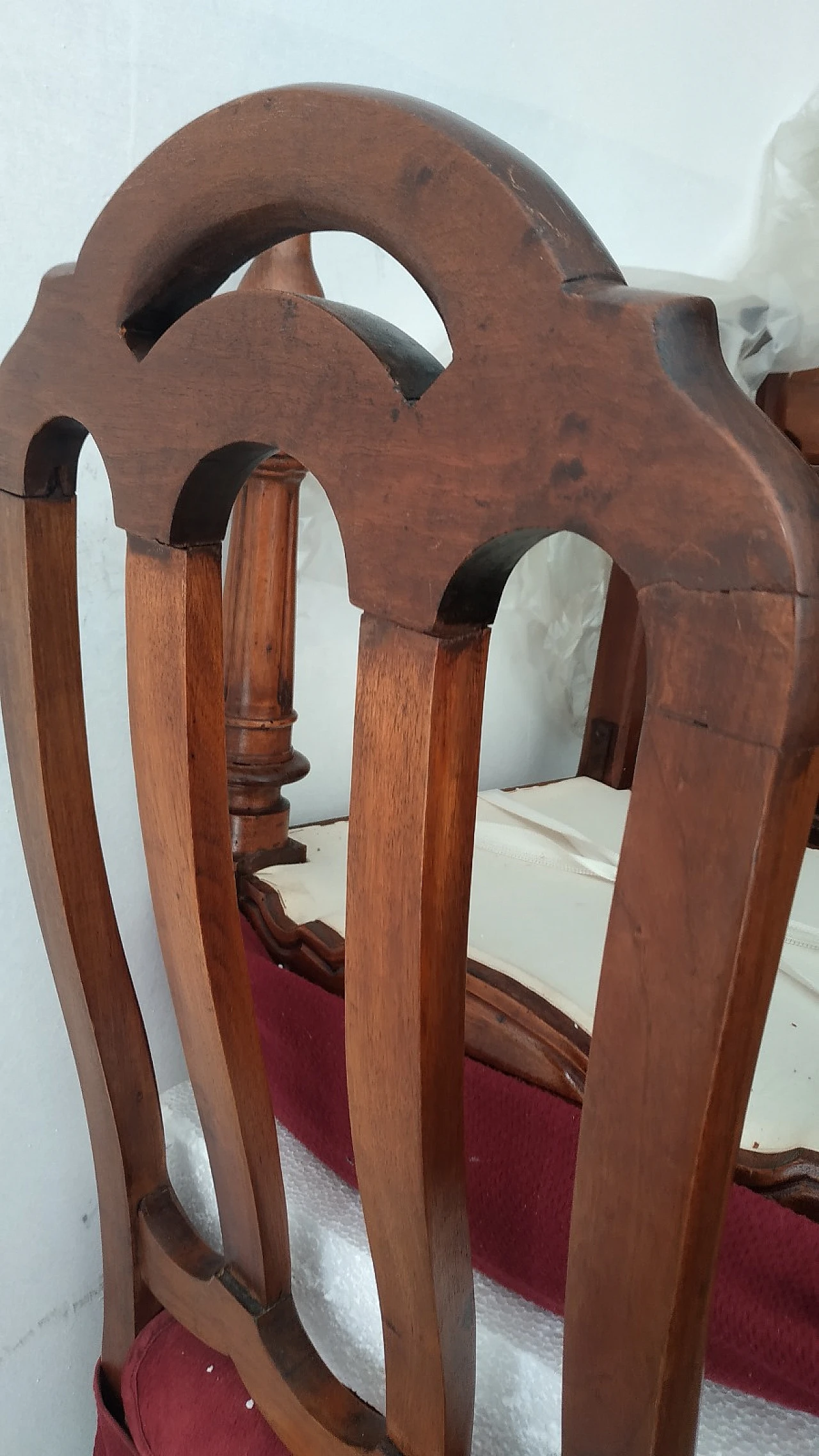 8 Sedie in noce, '800 5