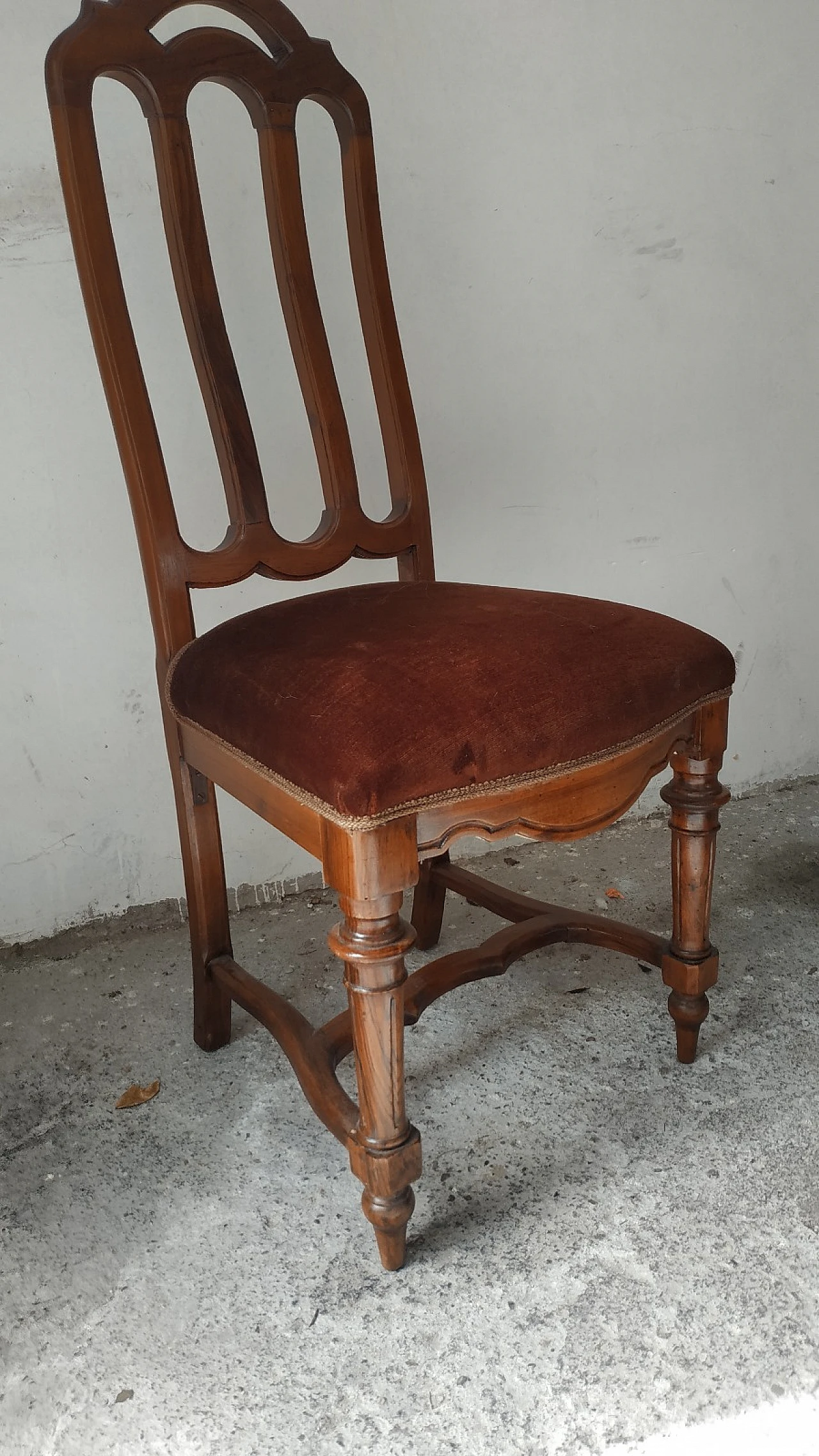 8 Sedie in noce, '800 16