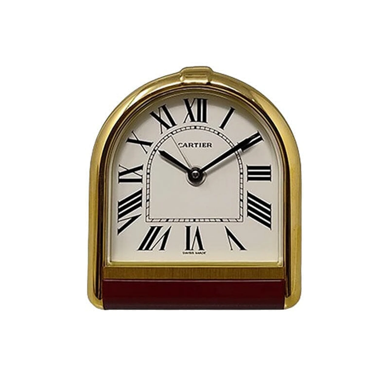 Romane pendulette alarm clock by Cartier, 1980s 1