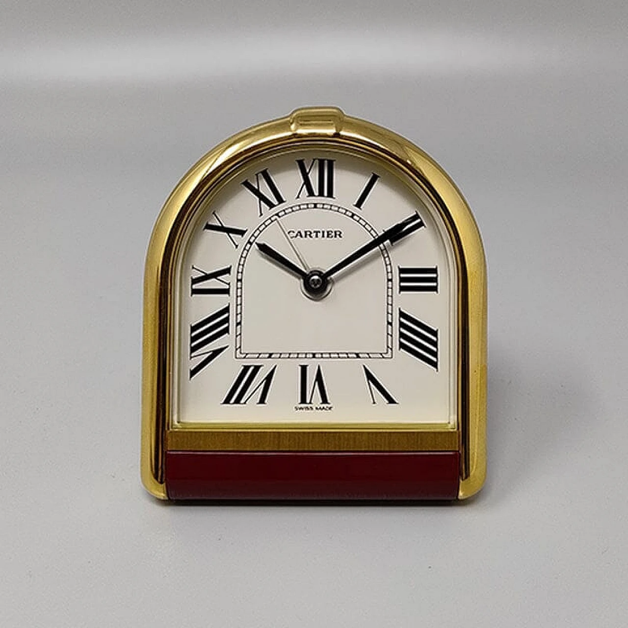 Romane pendulette alarm clock by Cartier, 1980s 2