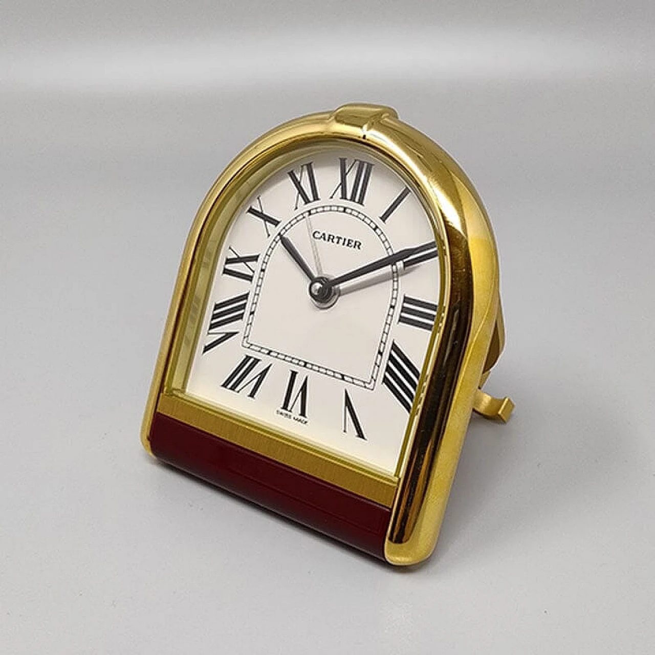 Romane pendulette alarm clock by Cartier, 1980s 4