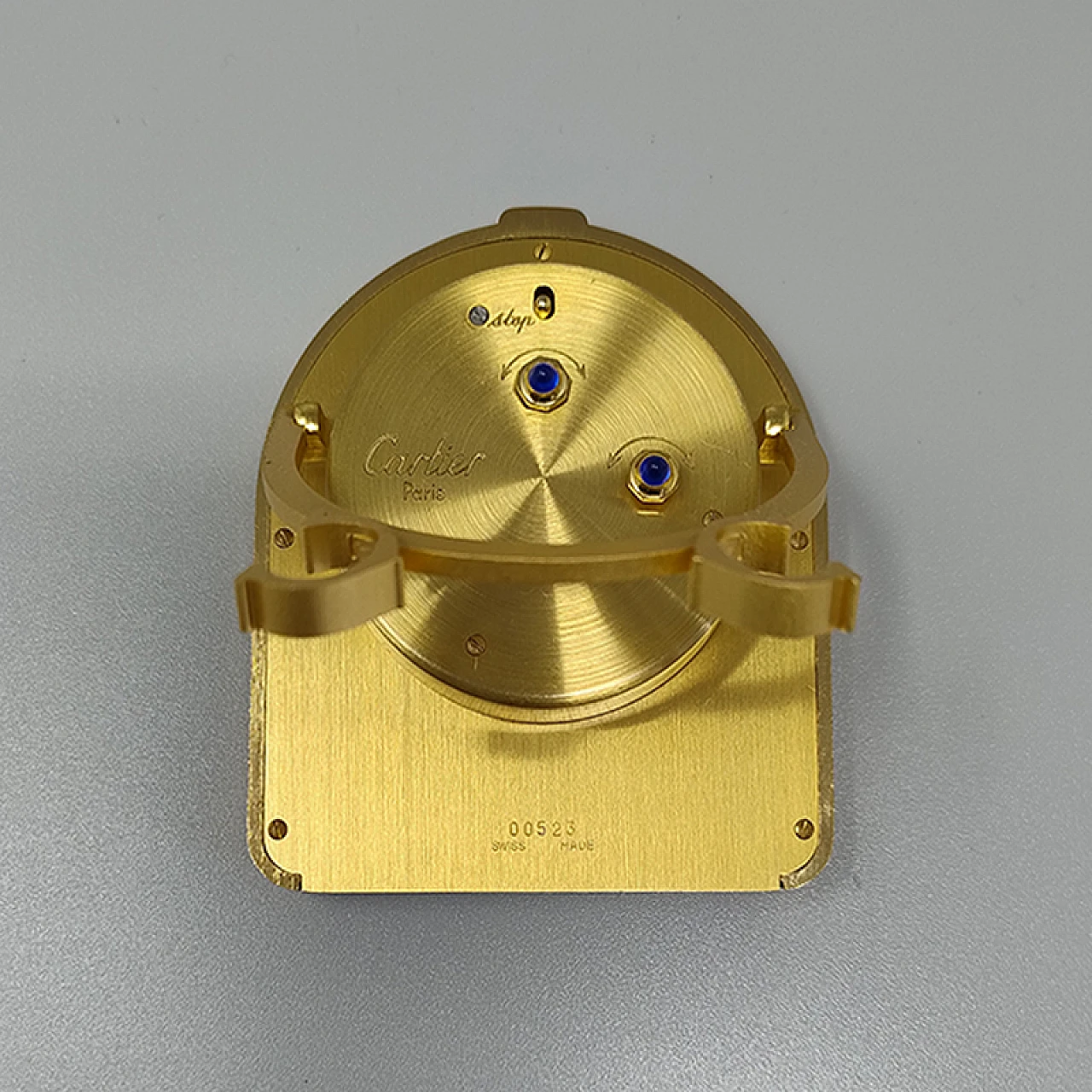 Romane pendulette alarm clock by Cartier, 1980s 6