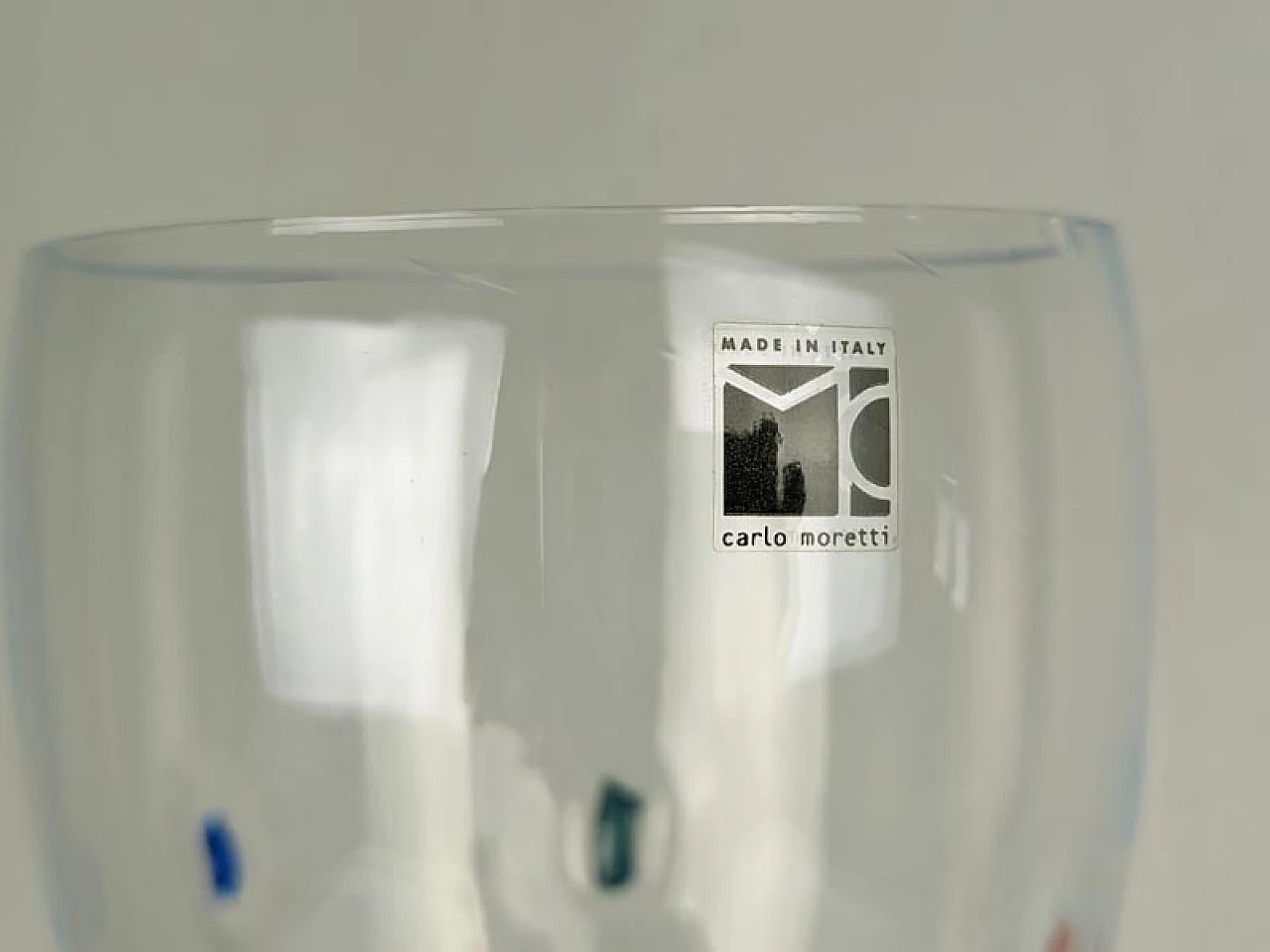 Murano glass cup by Carlo Moretti, 2002 1