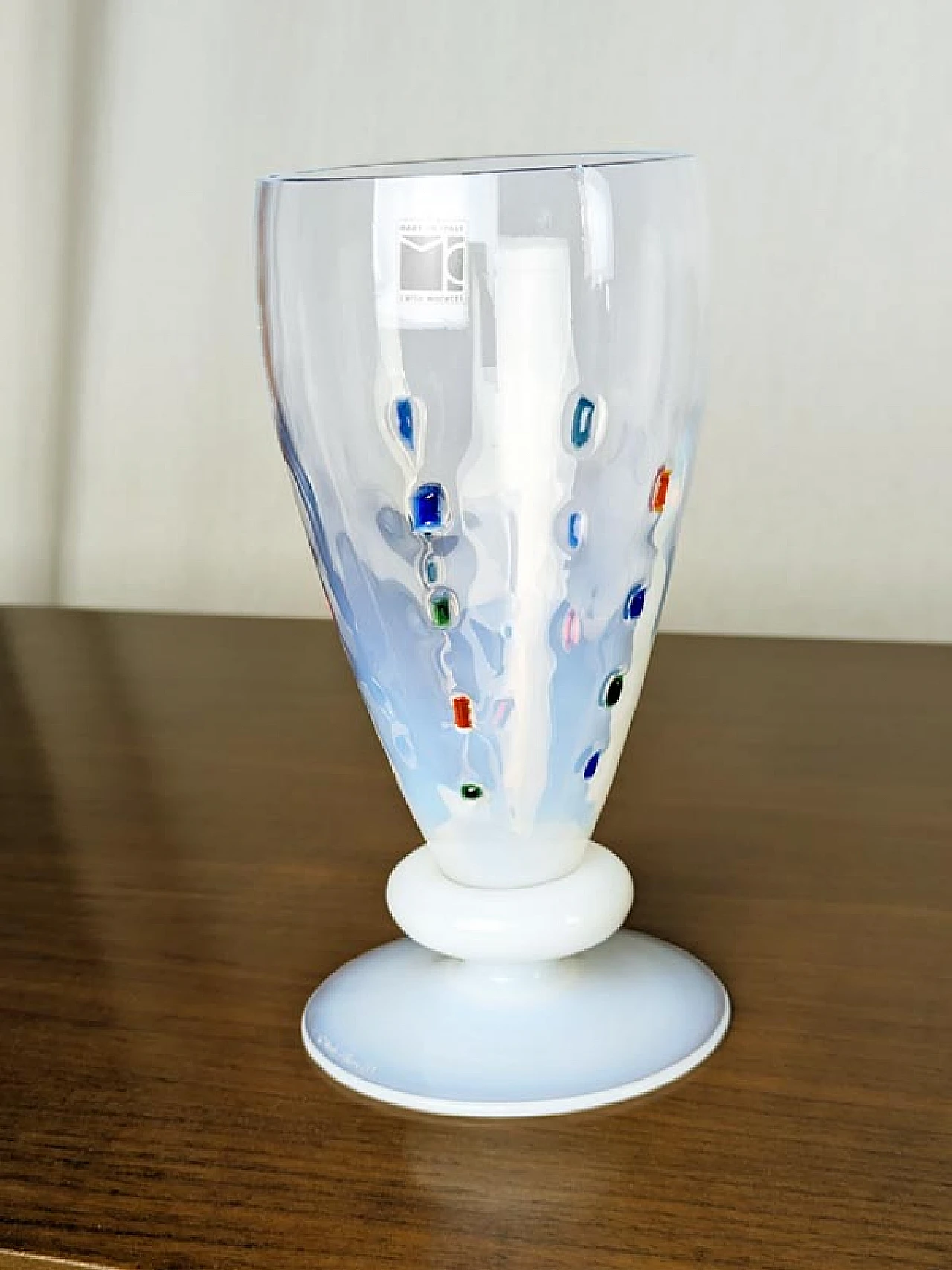 Murano glass cup by Carlo Moretti, 2002 10