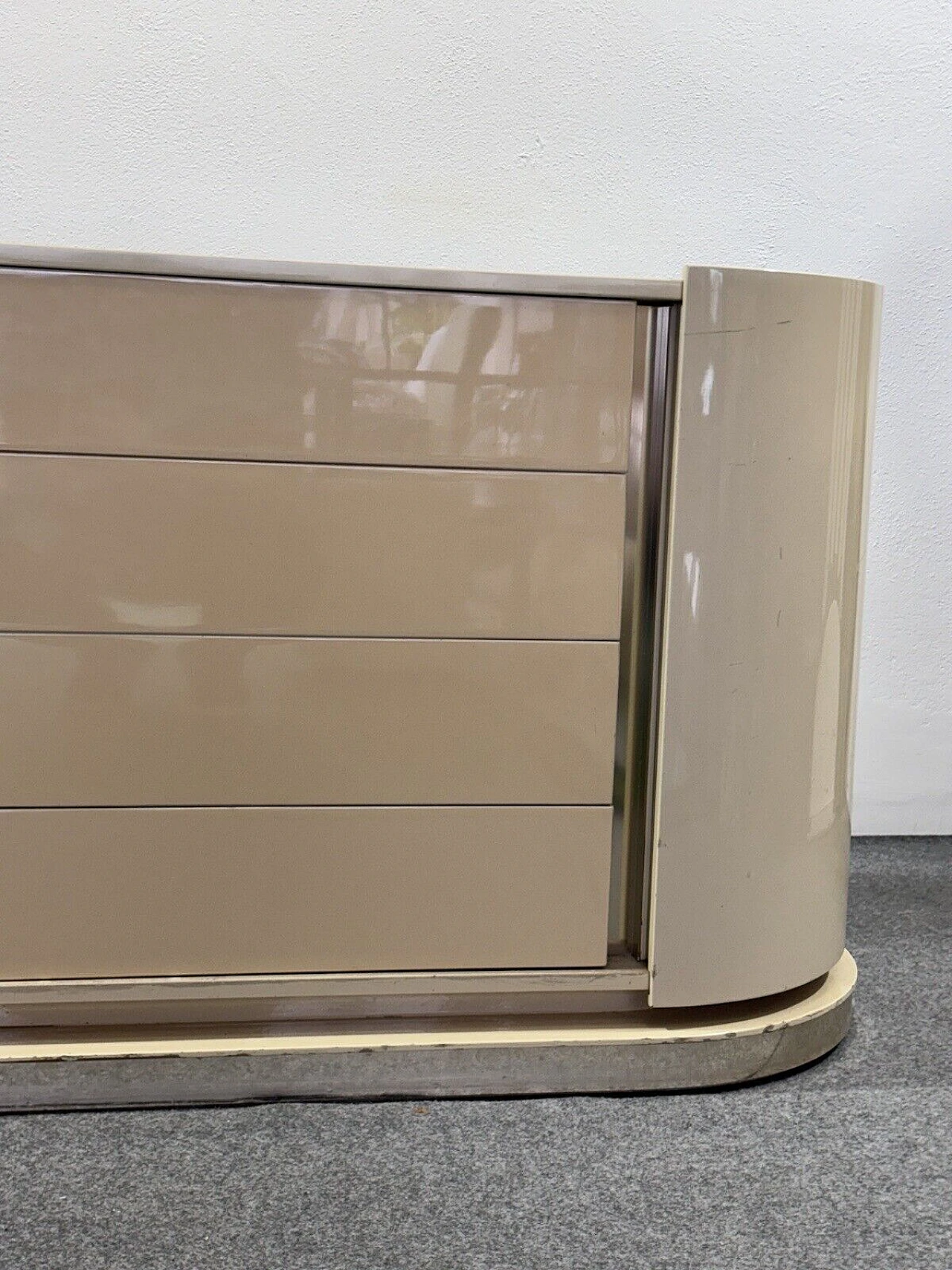 Space Age sideboard in the style of Karl Springer, 1970s 7