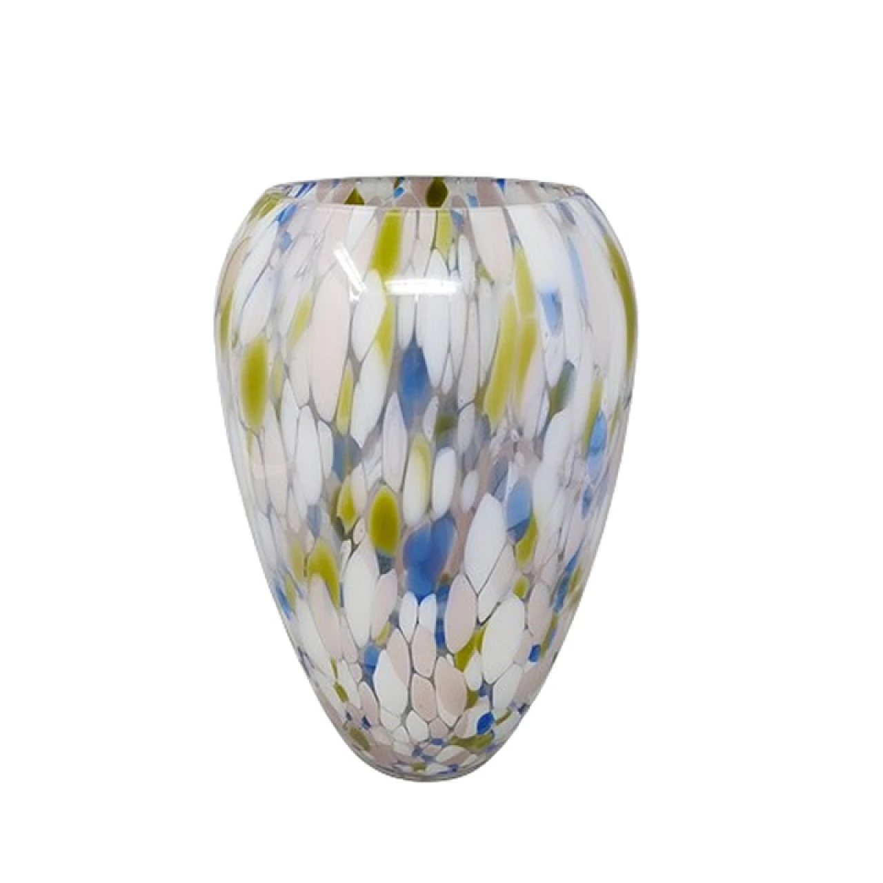 Vaso in vetro di Murano multicolore di Artelinea, anni '70 1
