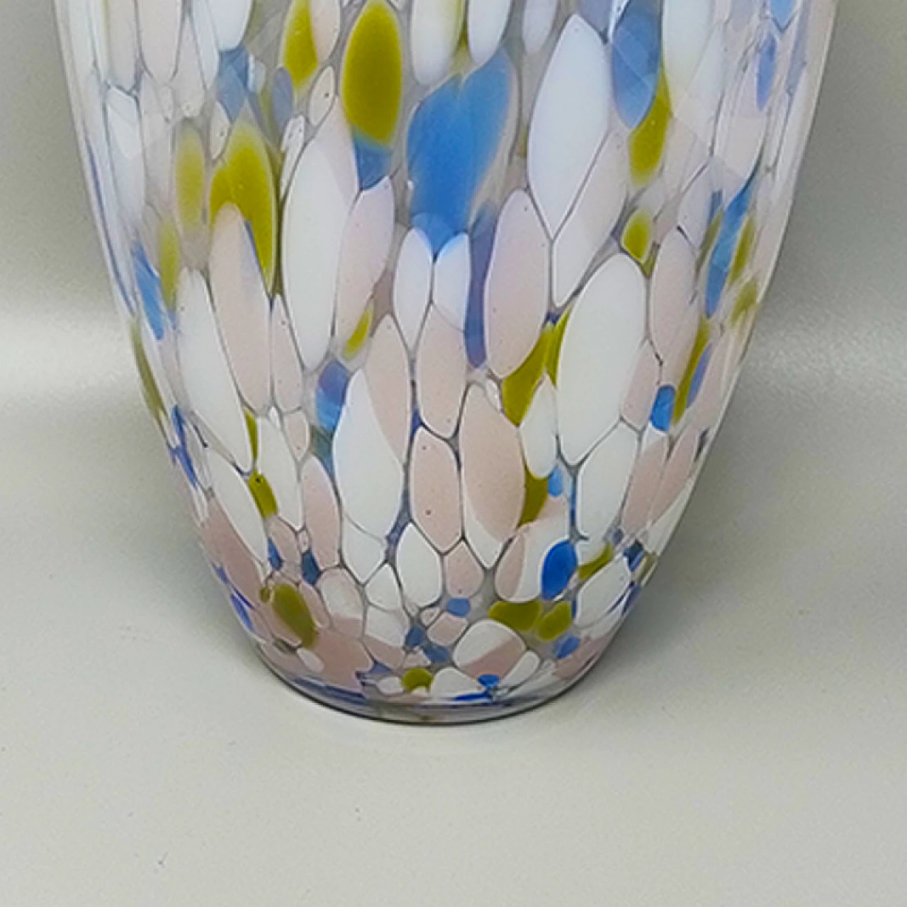 Vaso in vetro di Murano multicolore di Artelinea, anni '70 7