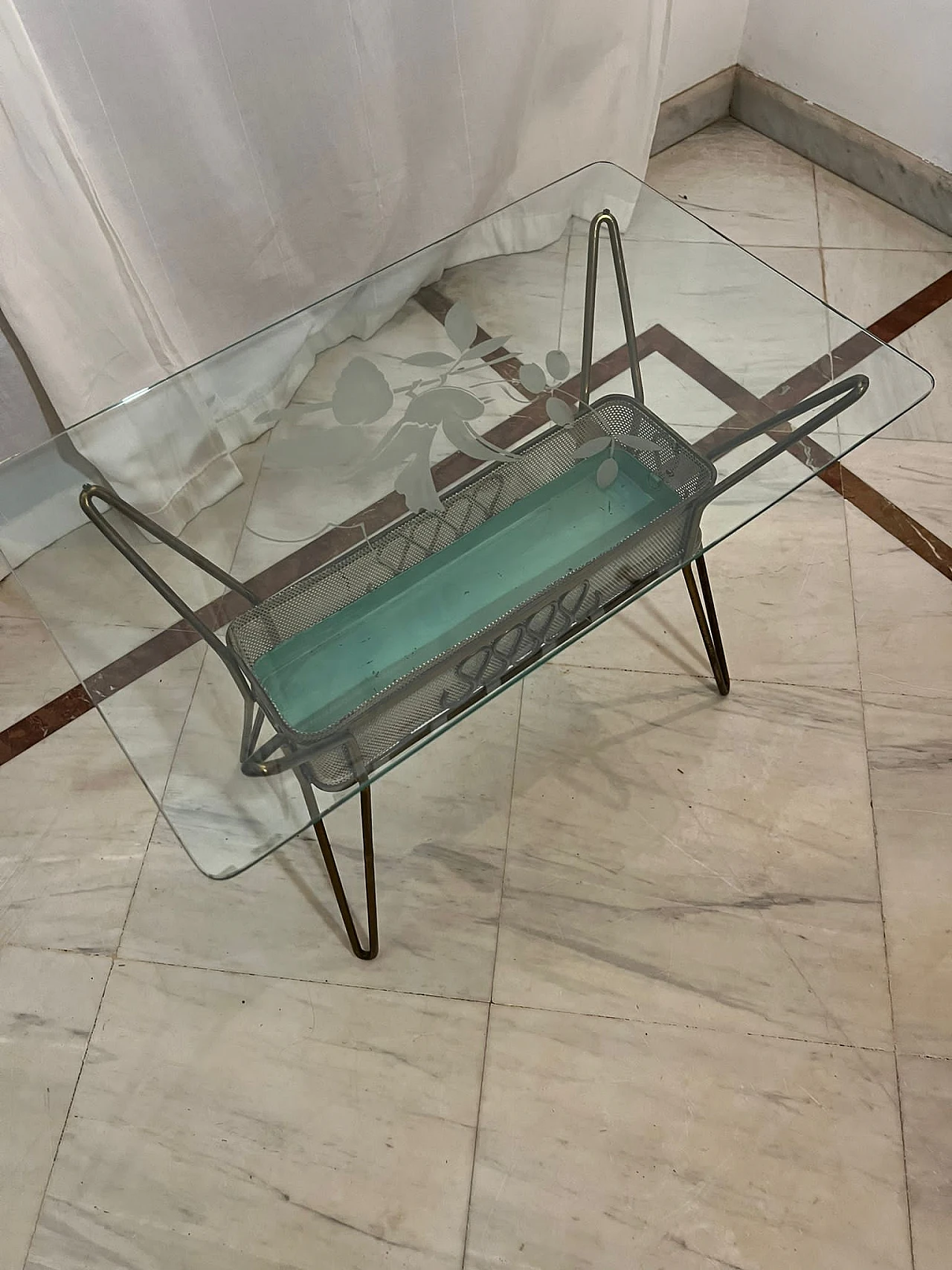 Tavolino attribuito a C. Lacca per Fontana Arte, anni '50 4