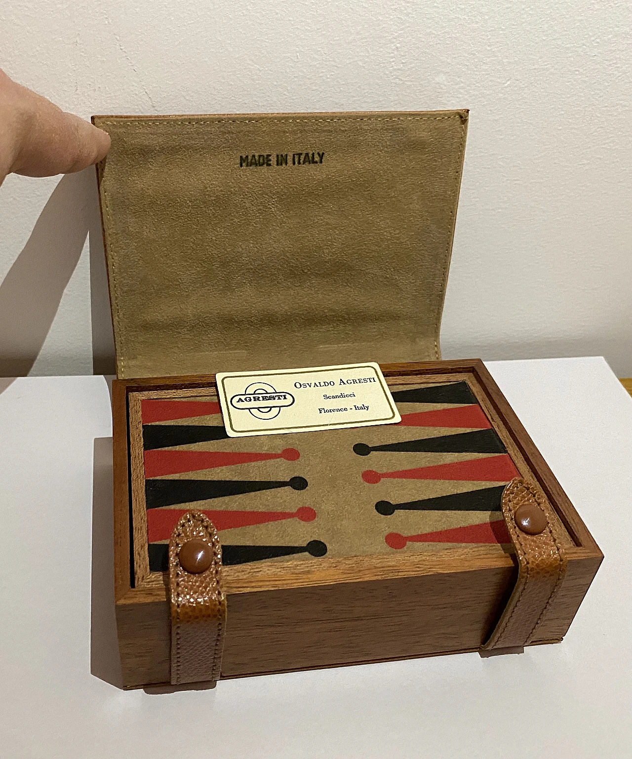 Pocket Backgammon by Agresti Scandicci 1
