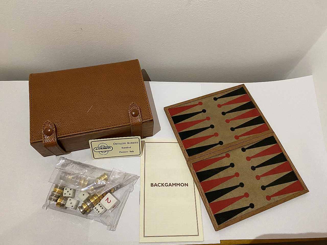 Backgammon tascabile di Agresti Scandicci 3