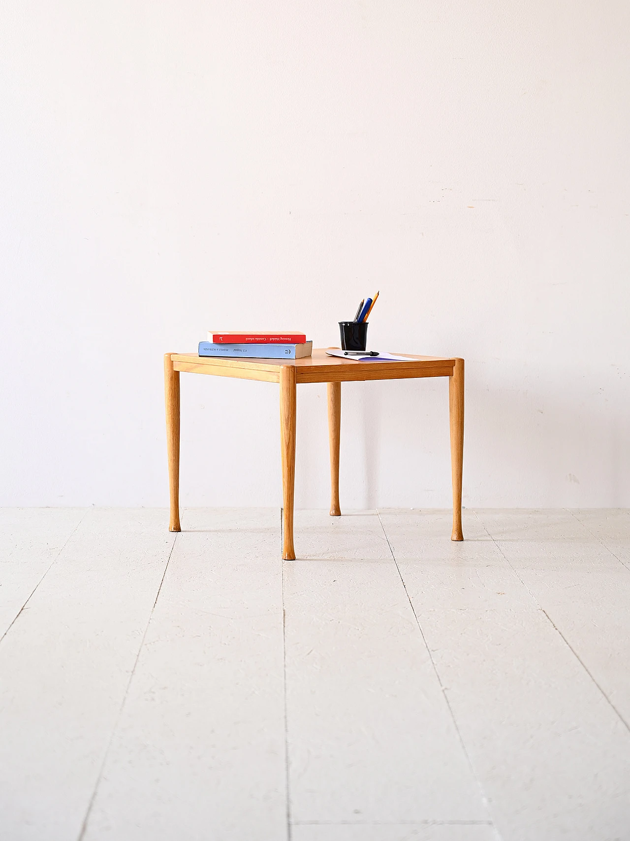 Scandinavian oak coffee table, 1960s 1