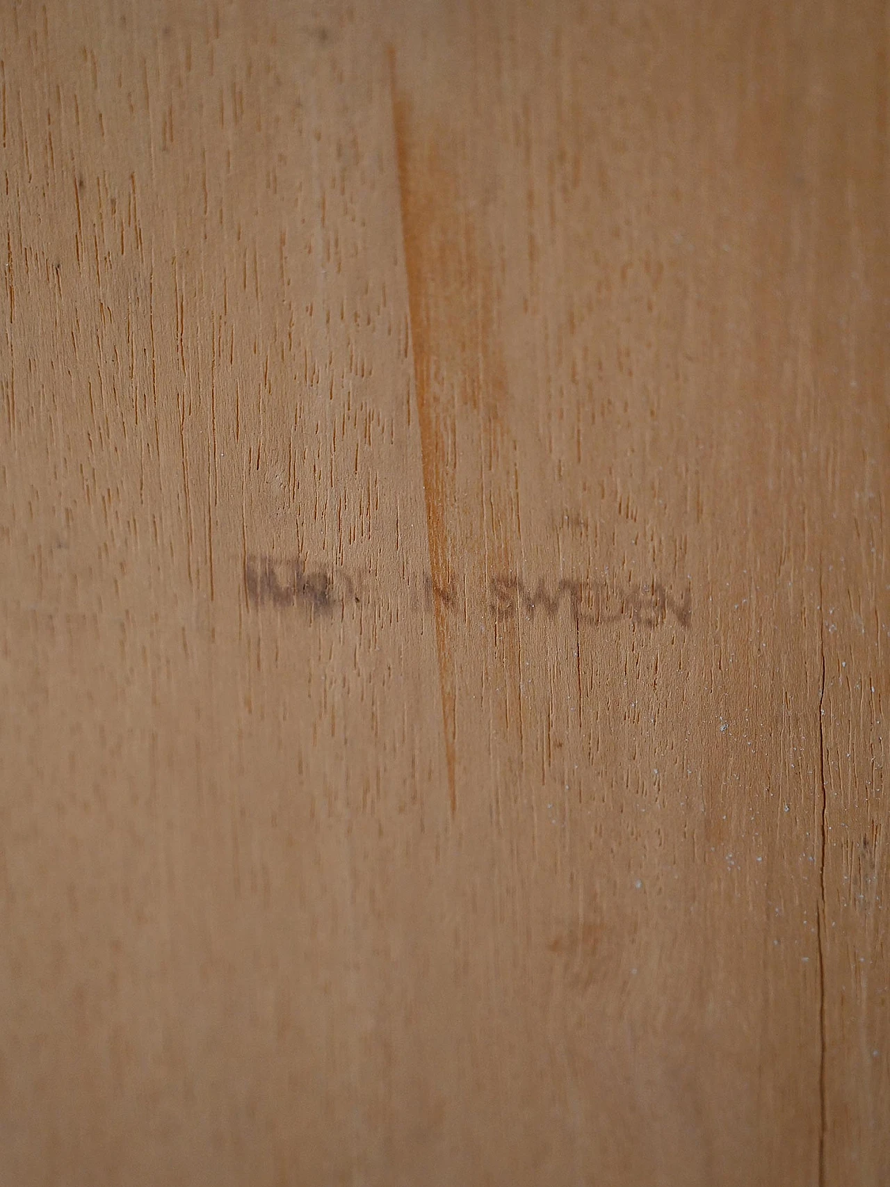 Tavolino scandinavo in rovere, anni '60 7