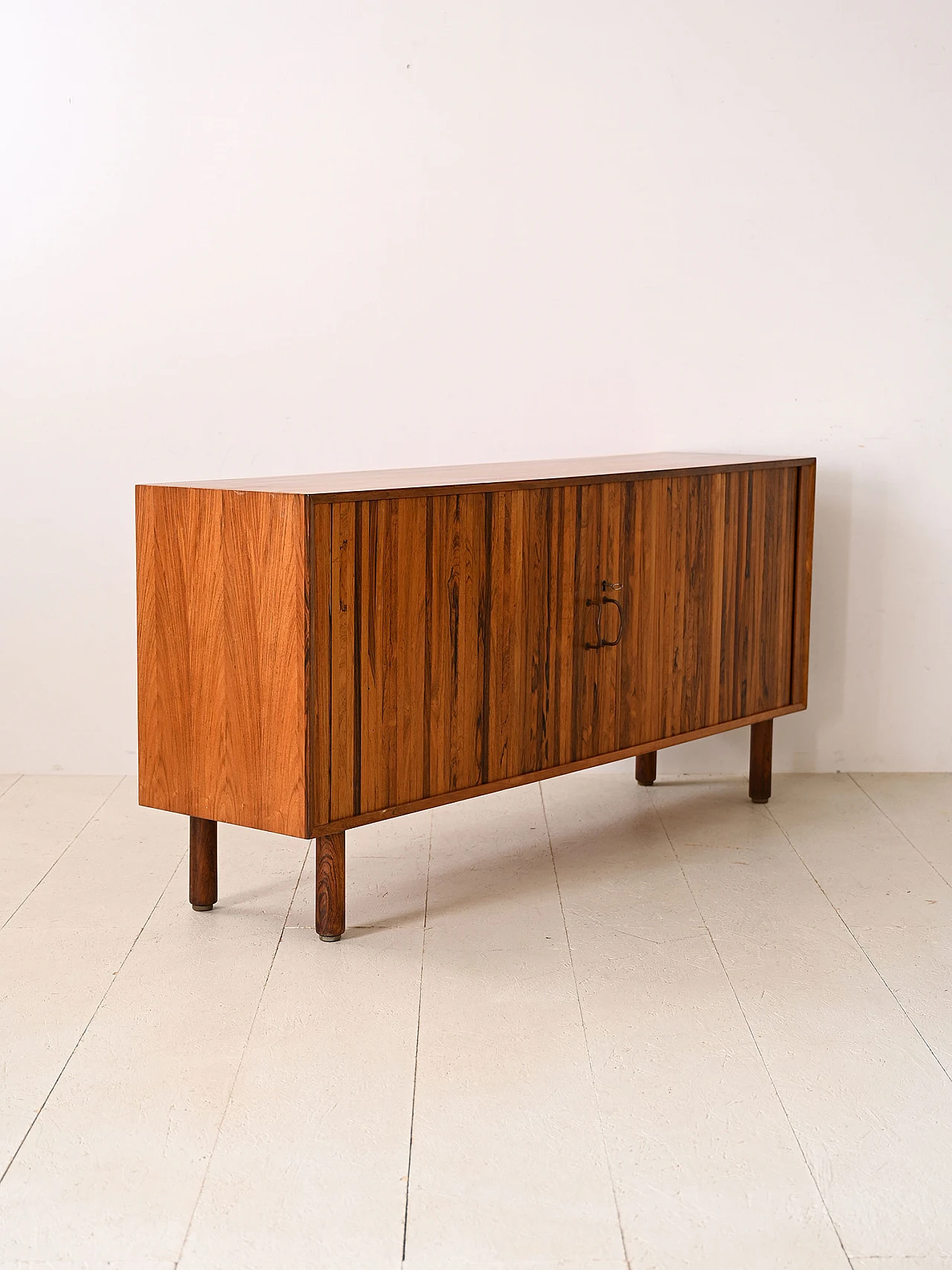 Credenza scandinava in palissandro con portadocumenti/vinili, anni '60 4