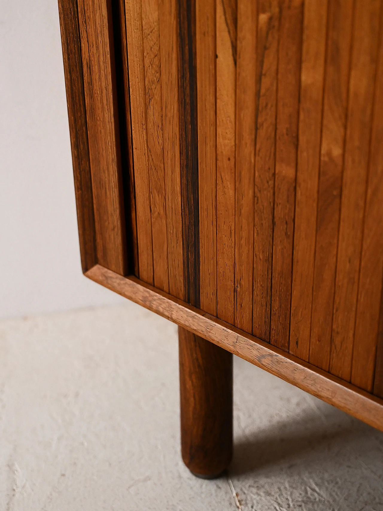 Credenza scandinava in palissandro con portadocumenti/vinili, anni '60 8