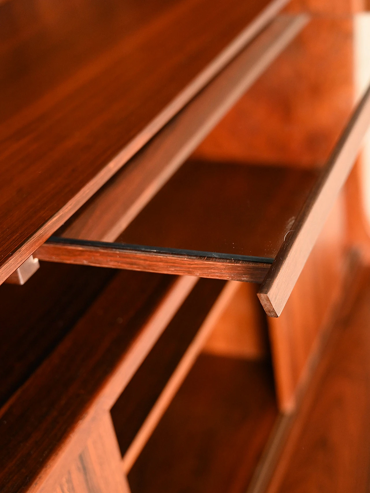 Libreria in palissandro con scrittoio di Albert Hansen, anni '60 11