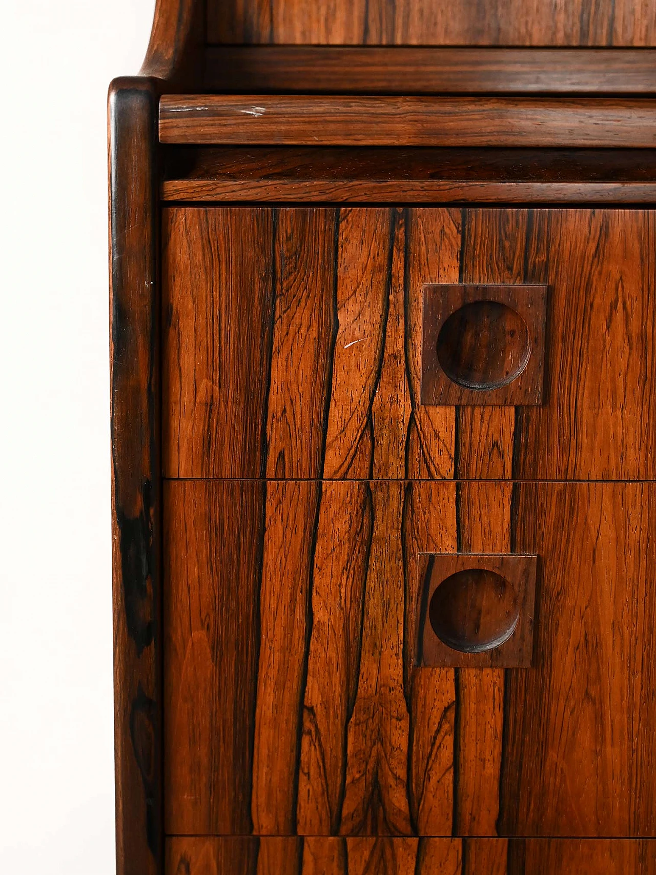 Libreria in palissandro con scrittoio di Albert Hansen, anni '60 12