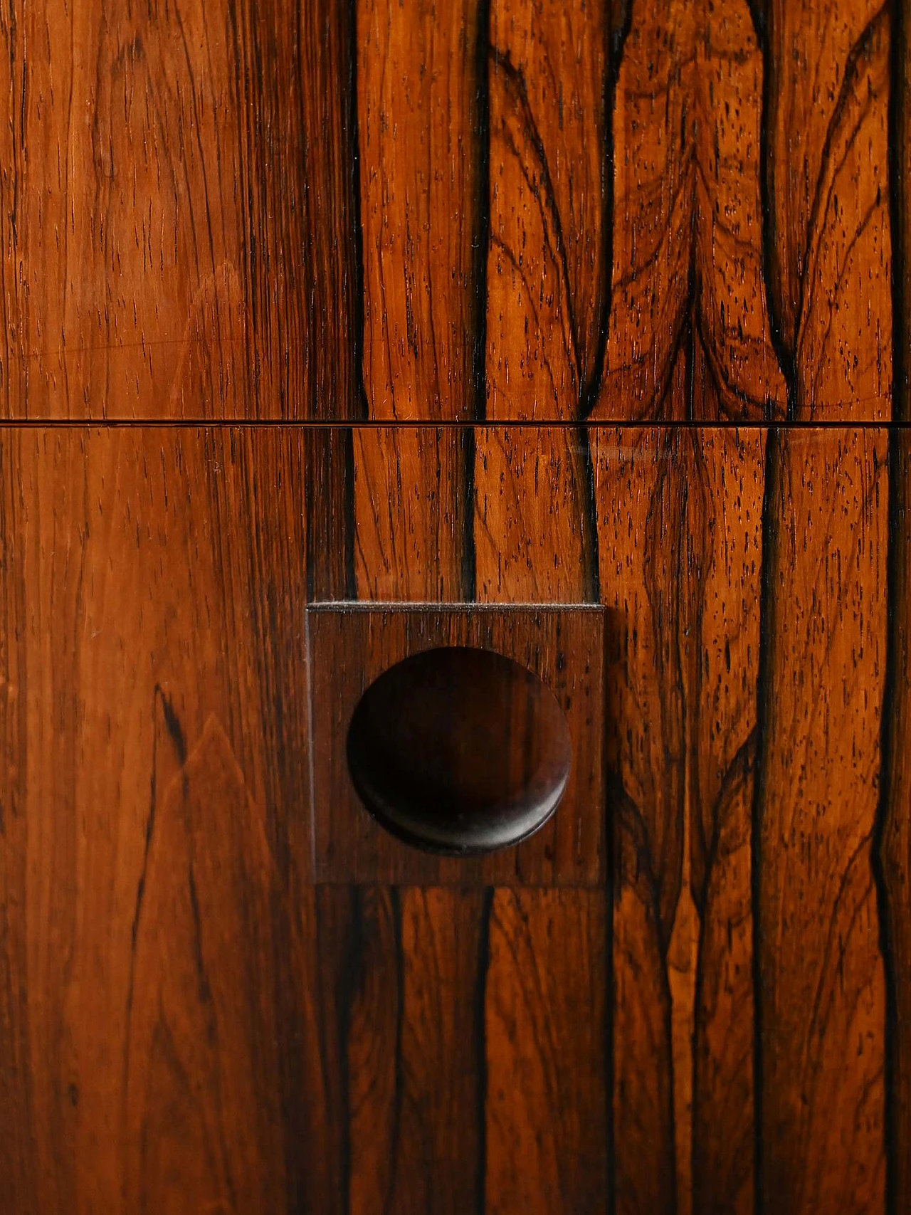 Libreria in palissandro con scrittoio di Albert Hansen, anni '60 15