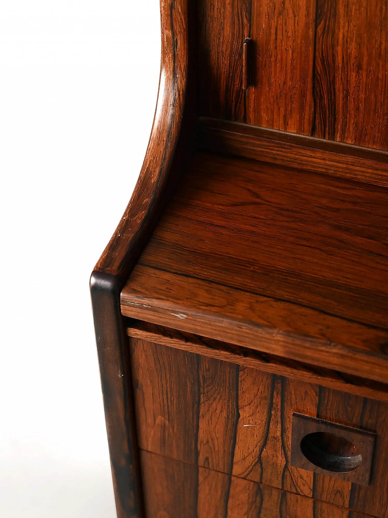 Libreria in palissandro con scrittoio di Albert Hansen, anni '60 16