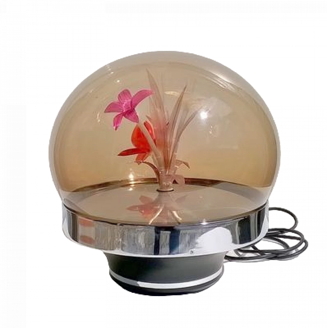 Acrylic glass table lamp, 1960s 11