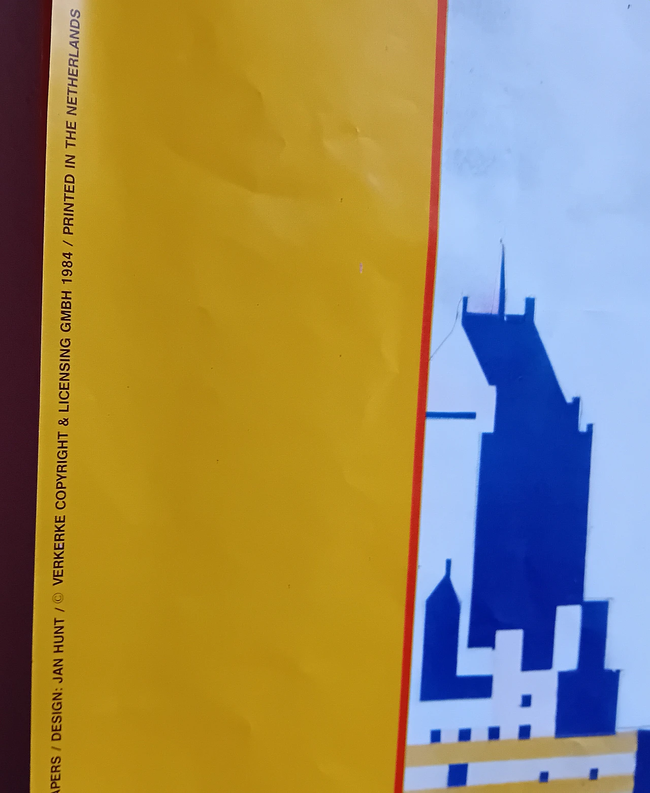 Jan Hunt, Coca Cola - Skyscrapers, poster, 1984 8