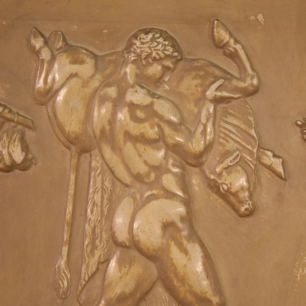 Plaster bas-relief with Roman wedding ceremony, 1950s 7