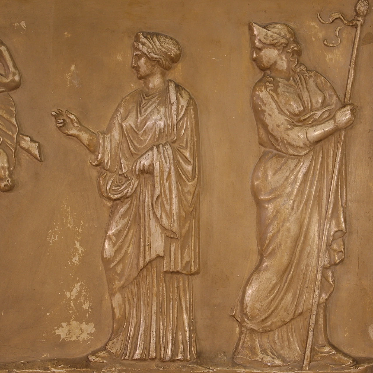 Plaster bas-relief with Roman wedding ceremony, 1950s 16