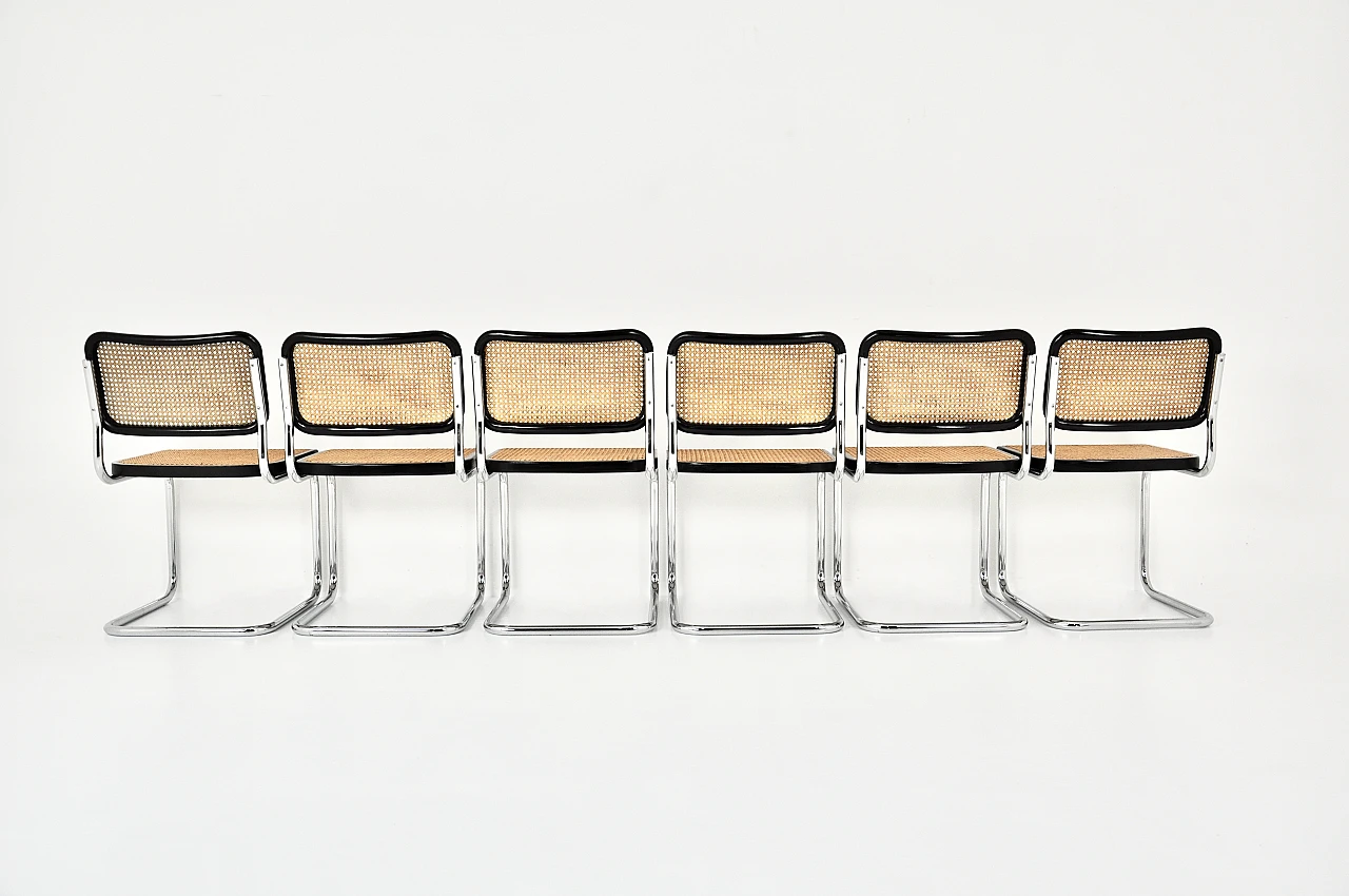 6 B32 chairs by Marcel Breuer, 1980s 6