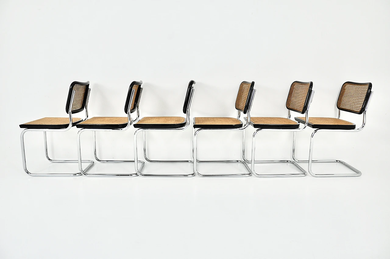 6 B32 chairs by Marcel Breuer, 1980s 7