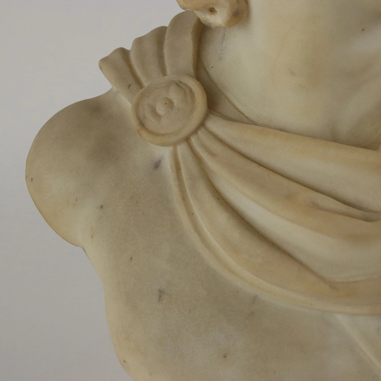 Belvedere Apollo, marble bust, late 19th century 4