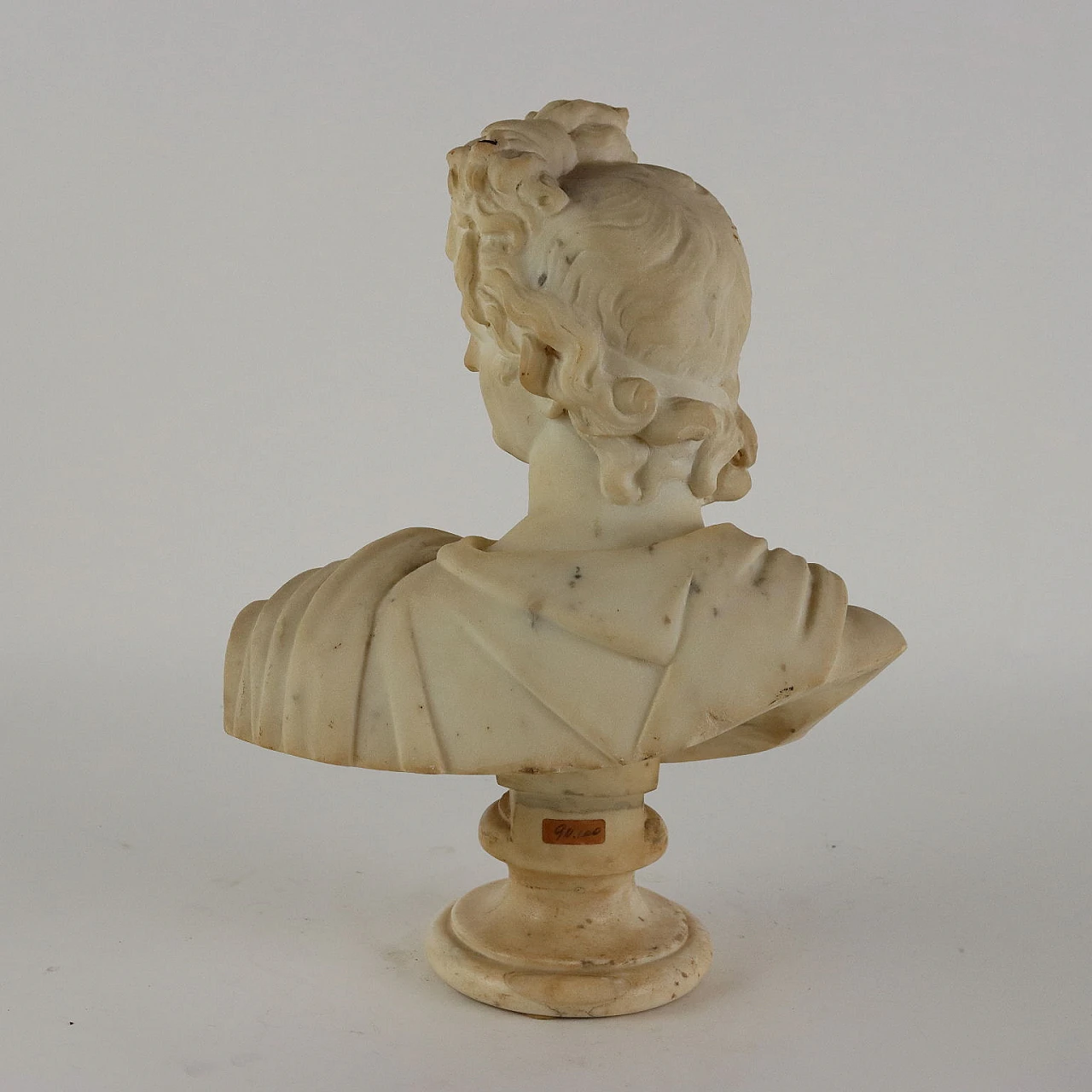 Apollo del Belvedere, busto in marmo, fine '800 6